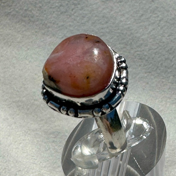 Pink opal Ring Size 7.25 - Picture 3 of 5